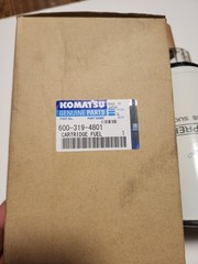 New OEM Komatsu Cartridge Fuel Water Separator Filter 600-319-4801 Made in Japan