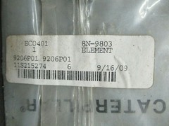 CATERPILLAR CAT FUEL FILTER WATER SEPARATOR 8N-9803