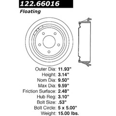 Rear Brake Drum A136 Chevy Astro GMC Safari 1985-2002
