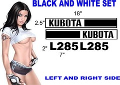 KUBOTA L285 TRACTOR DECAL DECALS REPLACEMENT