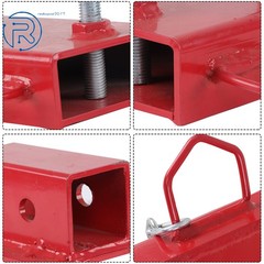 Pallet Forks Attachment 2″ Hitch Receiver Trailers Towing Adapter Forklift