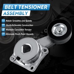Serpentine Belt Tensioner & Idler Pulley Kit for Ford F150 Expedition 5.4L 38274