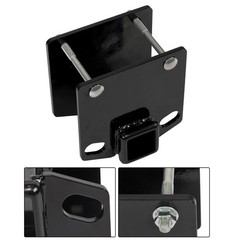 4×4 Square RV Rear Bumper Hitch Receiver 2 Inch Adapter 3500 LBS Capacity
