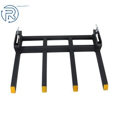 42″ Universal 2500lbs For Tractor Skid Steer Buckets Clamp on Heavy Debris Fork