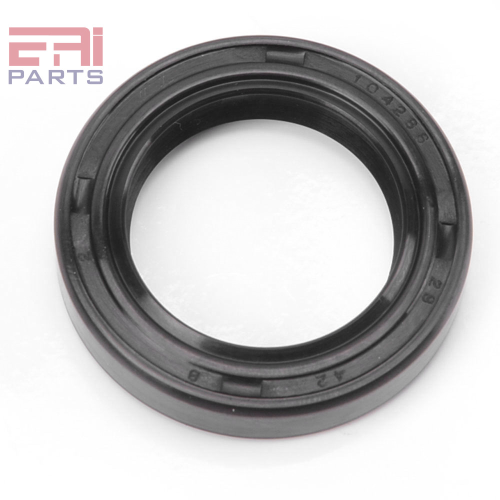 EAI Metric Oil Shaft Seal 28X42X8mm Dust Grease Seal TC Double Lip w/ Spring