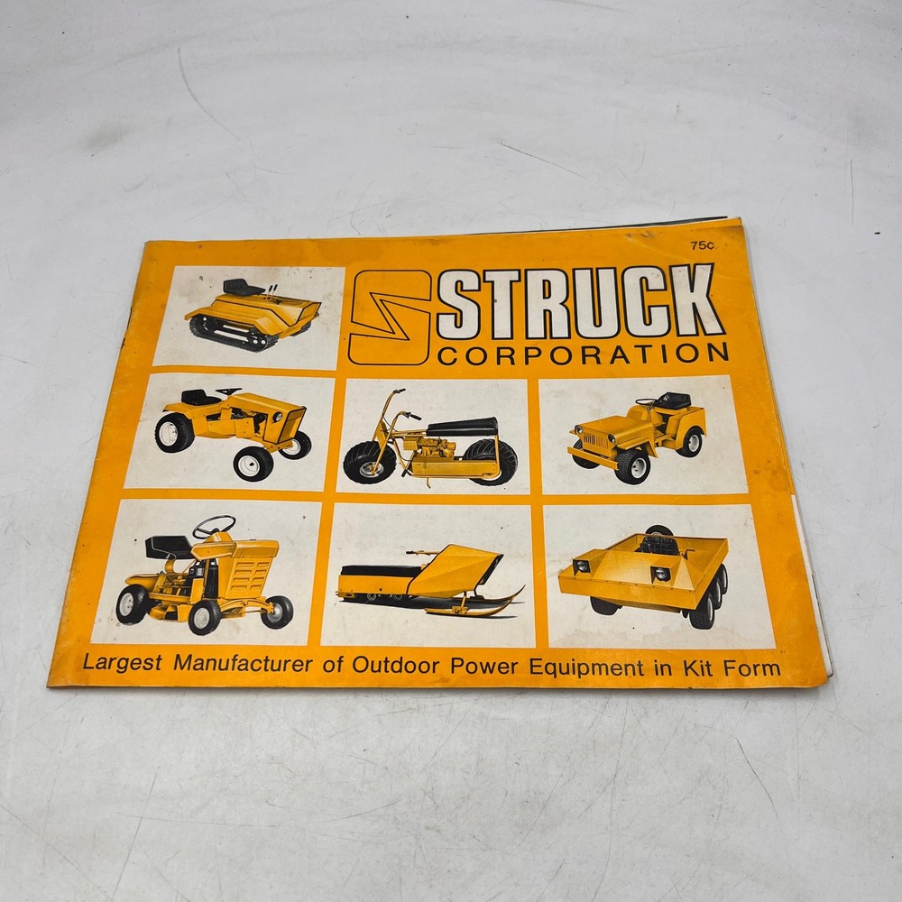 Vintage Struck Corporation Outdoor Power Equipment Dealer Catalog Brochure
