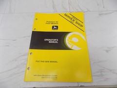 John Deere Thatchers Front Mowers Operator’s Manual OM-TY20795 1985