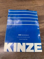 Kinze Row Unit Operators & Parts Manual Catalog