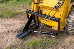 Heavy Duty Hydraulic Post &Tree Puller Attachment Fit Bobcat Skid Steer Loader