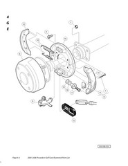 2005 2006 Gas & Electric Service Parts Manual Club Car Precedent 0406P