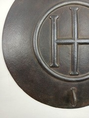 Original Vintage IHC International Harvester Co Cast Iron Farm Planter Box Lid