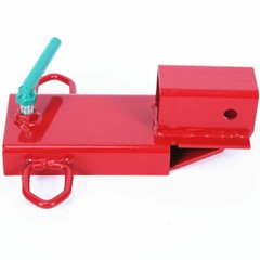 2″ Clamp On Forklift Hitch Receiver Pallet Fork Trailer Towing Adapter