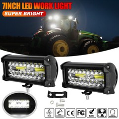 12V 7inch LED Work Light Headlight fit John Deere Case New Holland Tractor 7″