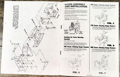 Ford 702 Dozer Blade for 1300 1500 1700 1900 Operators Manual Owners Book