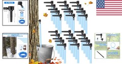Maple Syrup Tapping Kit – 30 Taps, 66 Ft Tubing, Perfect for Beginners & Experts