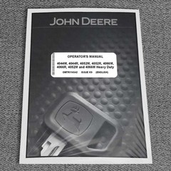 John Deere 4044M,4044R,4052M,4052R,4066M,4066R Tractor Owners Operators Manual