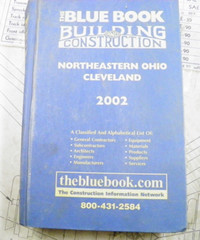 THE BLUE BOOK BUILDING AND CONSTRUCTION NORTHEASTERN OHIO CLEVELAND 2002