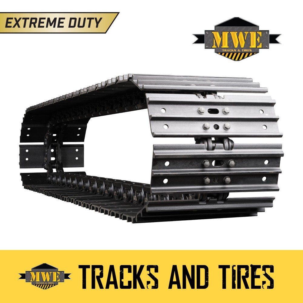 Fits Komatsu PC40MR-2 Excavator – (1-Track) 16″ MWE Steel Grouser Tracks