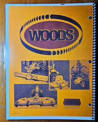 Woods 60-4 M60-4 Rotary Cutter Mower Owner Operator & Parts Manual F-7570 6/88