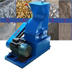 4HP Powered Hammer Crusher 220V Rock Crush Machine W/ 3pcs Screens 3″Input Size