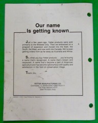 Yetter 2965-2966-2967 Trashmaster / Residue Manager Set-up & Parts Manual