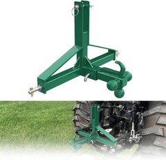 3 Point Hitch Receiver – 2″ Receiver & Towing Ball Mount for Implements Hauling
