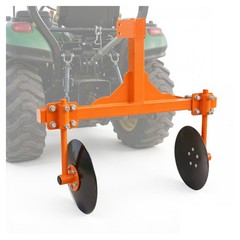 Fits Cat 1 Tractors, Steel 3 Point 48″ Adjustable Disc Bedder Disc Harrow