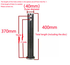 1x Z·HOM Excavator Bucket Pins 40mm Dia. Full Range Hardened for Wear Resistance