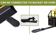 Clamp On Quick Spade 46″ x 19″ Attachment Steel for Skid Steer Tractor Bucket US