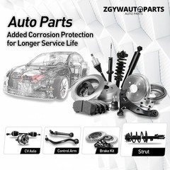 Rear Brake Drum Pair Set Toyota Corolla 1.8L 2009-2019 2.4L 2009-2013