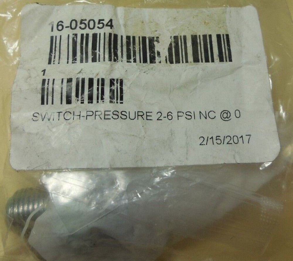 Peterbilt 16-05054 Pressure Switch 2-6 PSI NEW