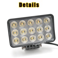 6×4 LED work lights Kit Fit Kubota RTV 900/1100 Series Utility Vehicle Bumper