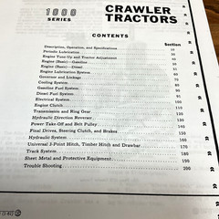 Service Manual Parts Catalog Set for John Deere 1010 Crawler Tractor Dozer Shop