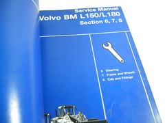 VOLVO L150 L180 Wheel Loader Service Workshop Repair Shop Manual Set Complete