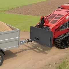 Uimoso 1/4 in Skid Steer Mount Plate 1500lbs Quick Attach Loader Plate