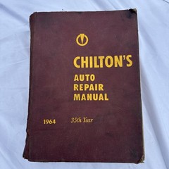 Chilton’s Auto Repair Manual 1964 35th Year Comprehensive Guide