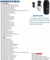 12677836 Oil Pressure Sensor for Chevrolet Chevy Silverado 1500 2500 3500 Tah…