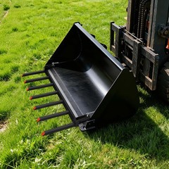 Uimoso 68.5″ Clamp-On Bucket Forks for Debris, 4560lb Capacity,Heavy-Duty Design
