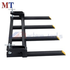42Inch Clamp On Heavy Debris Fork For Tractor Skid Steer Buckets 2500Lbs