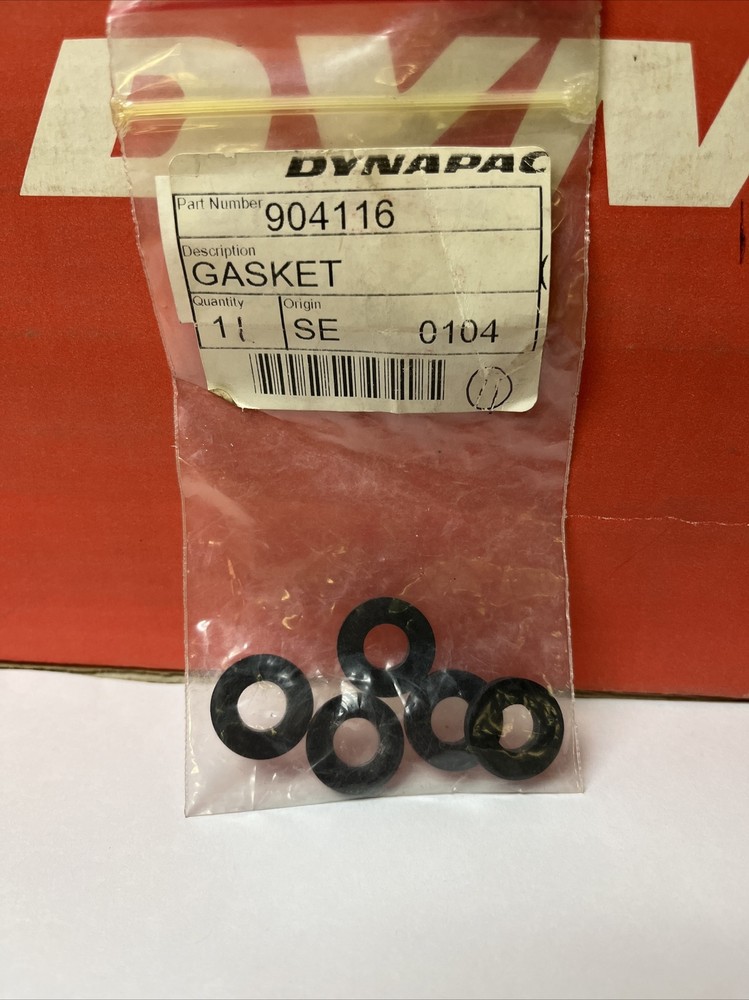 Gaskets For Dynapac. New Part # 904116, 4700904116. Lot Of 5. Free Shipping.