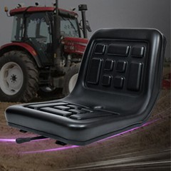 New Tracks Thickly-padded Seat & Backrest w/ 140 mm Slide Universal Tractor Seat