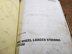 CATERPILLAR, 992C Wheel Loader, Service Manual Notebook vintage 1988