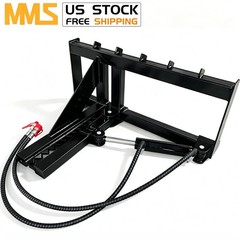 Heavy Duty Hydraulic Post &Tree Puller Attachment Fit Bobcat Skid Steer Loader