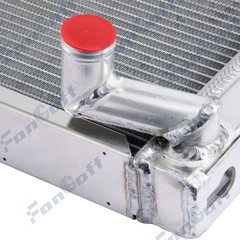 3 Rows Aluminum Tractor Radiator for Ford 8N 9N 2N 86551430 8N8005