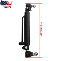 2 × Power Steering Cylinder A37509 D84800 For Case 586C 586D 586E 585D 585E 586D