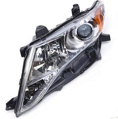 09-16 Toyota Venza Halogen Headlight Left Driver Black Housing Clear Lens
