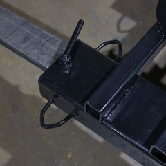 Titan Attachments 3-In-1 Forklift Mounted Hitch, 8000 LB Tow Capacity