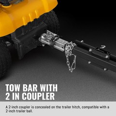 MechMaxx 420cc 15hp Engine Powered 5” Wood Chipper With Taillight/Towbar, P4205