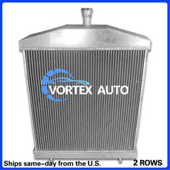 2 Rows Aluminum Radiator for Lincoln Welder 200 250 AMP SA200 SA250 G1087 H19491
