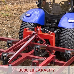 3-Point Quick Hitch Adapter for Category 1 & 2 Steel Attachment Tractor 3000 LBS